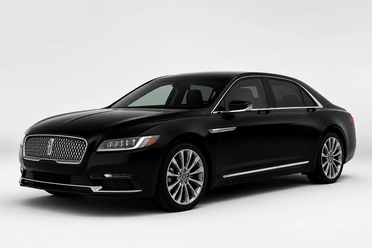 Lincoln Continental executive sedan in the New Westminster limo fleet